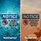 Signmission Do Not Weld Sensitive Electronic Sign With Symbol, 5 in W x Rectangle, Vinyl Decal OS-2PACK-NS-D-35-L-11413 - alternate 6